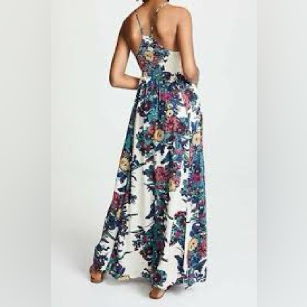 Free People Intimately Blue and Green Sleeveless Maxi Sundress - Picture 6 of 15